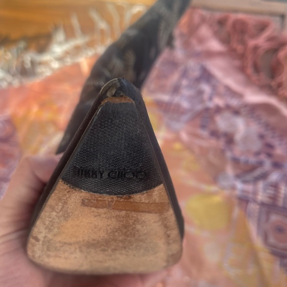 Jimmy Choo Silk Boots - Picture 7 of 8